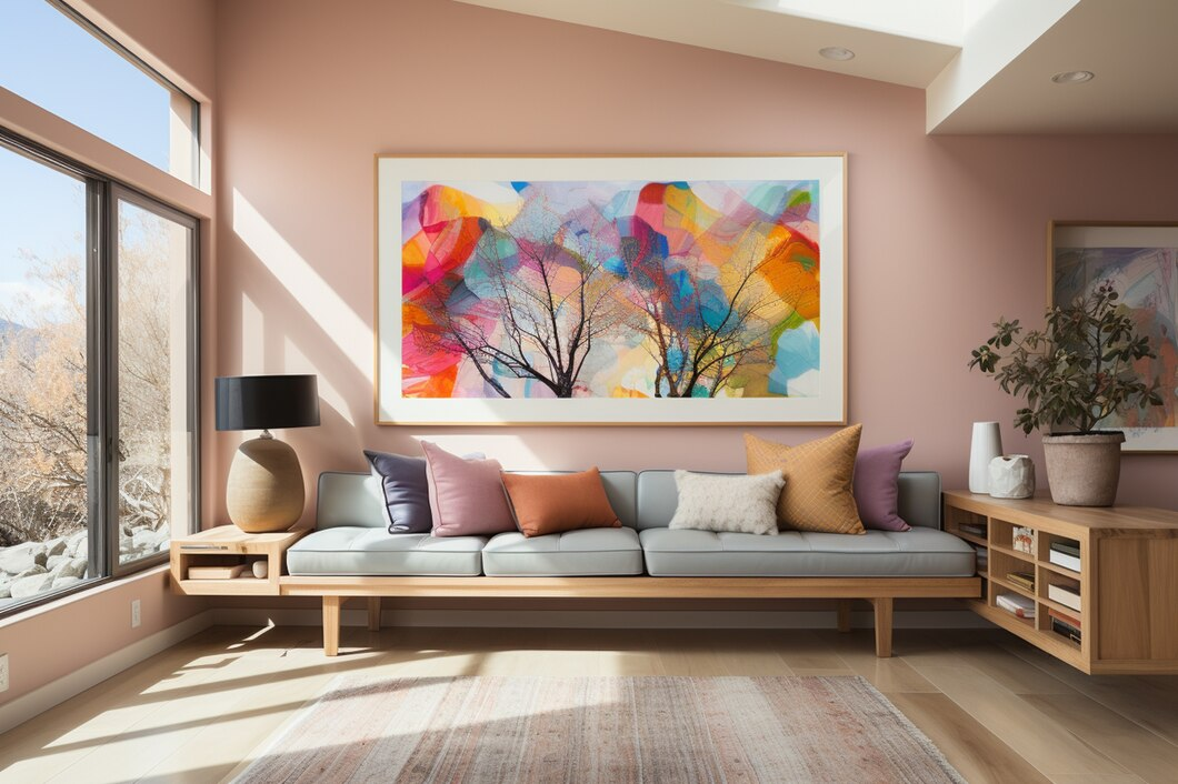 Home with A Customizable Painting