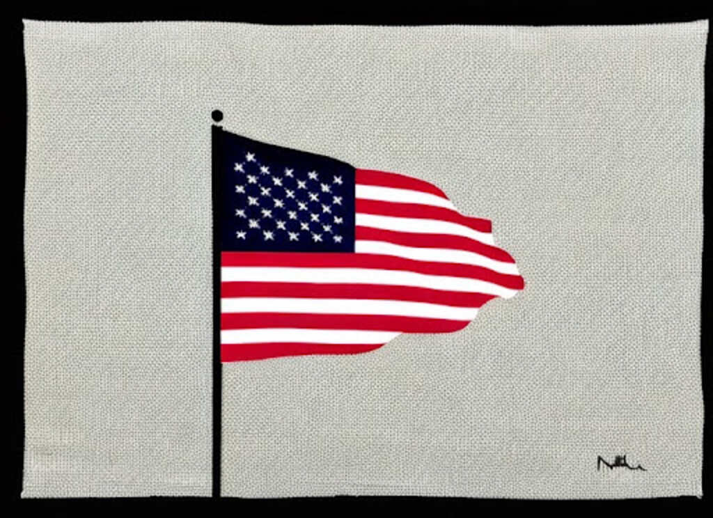 Minimalist Flag Art 