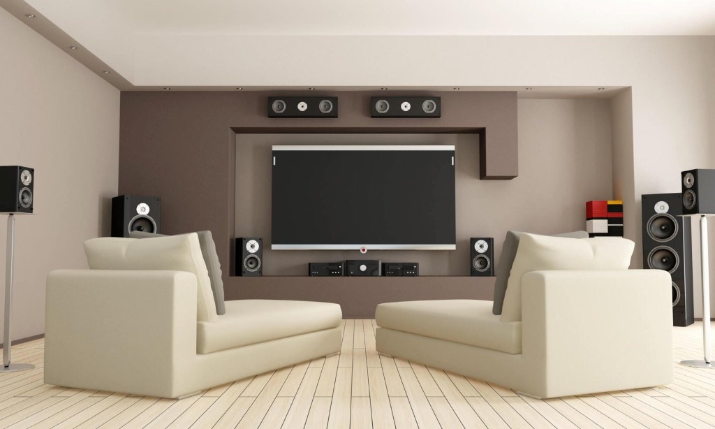 Home theater in home space